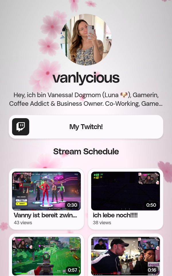 vanlycious's pulz.bio page