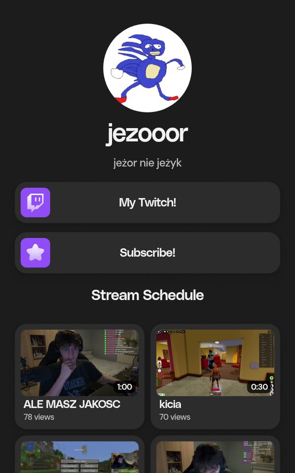 jezooor's pulz.bio page