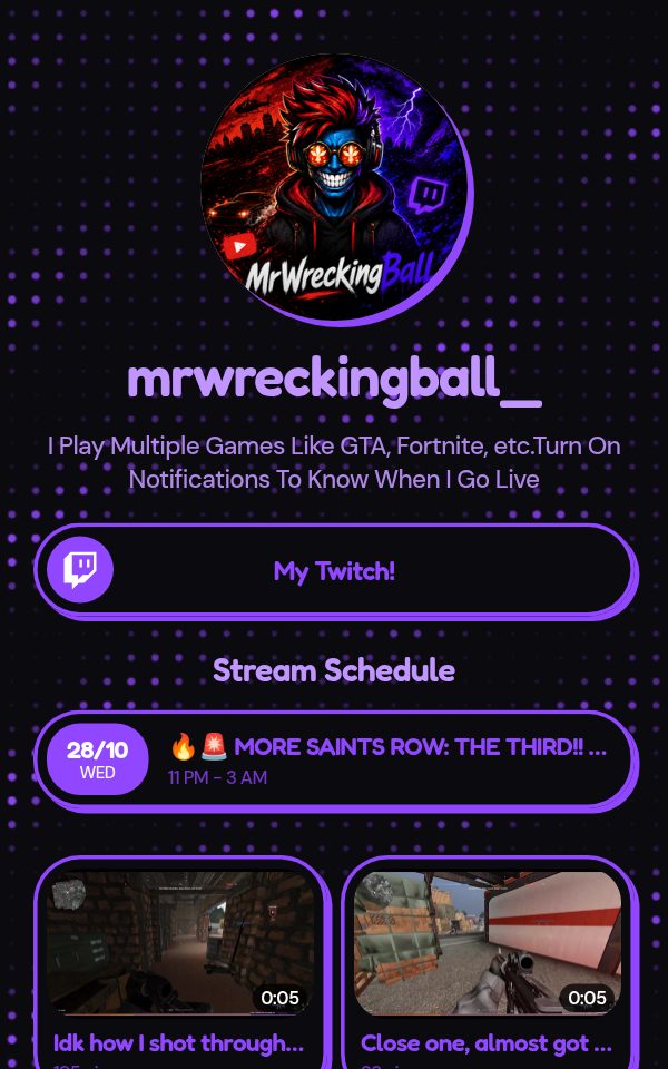 mrwreckingball_'s pulz.bio page
