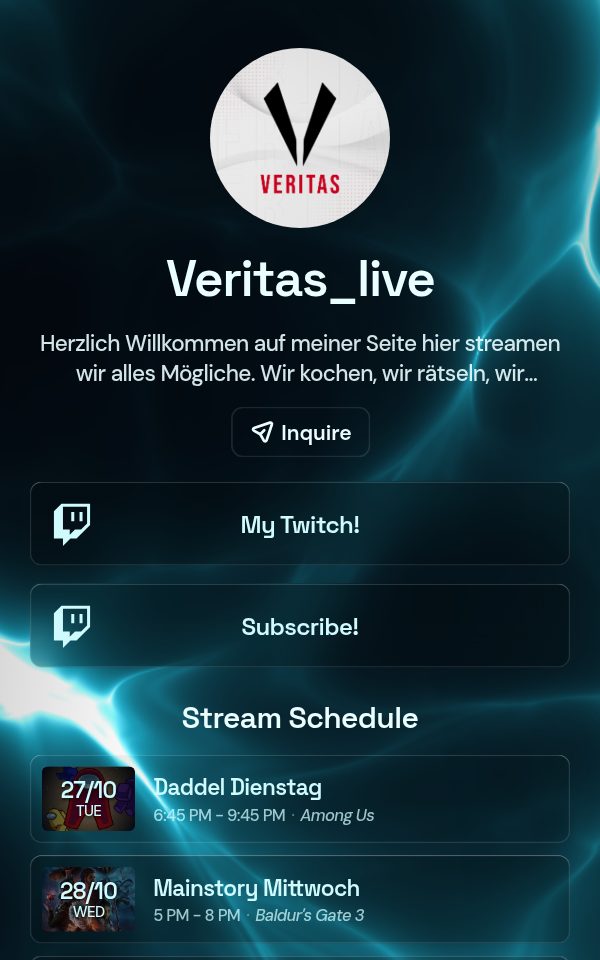 Veritas_live's pulz.bio page