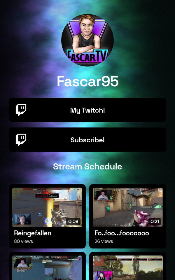 Fascar95's pulz.bio page