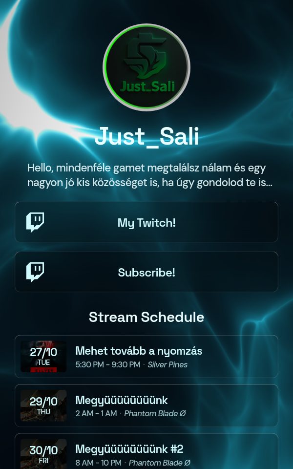 Just_Sali's pulz.bio page