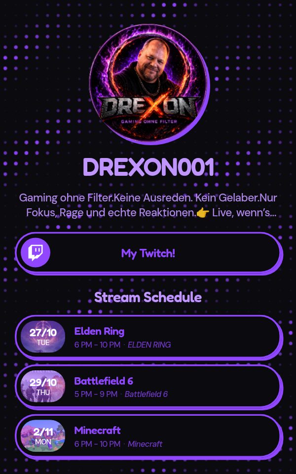 DREXON001's pulz.bio page