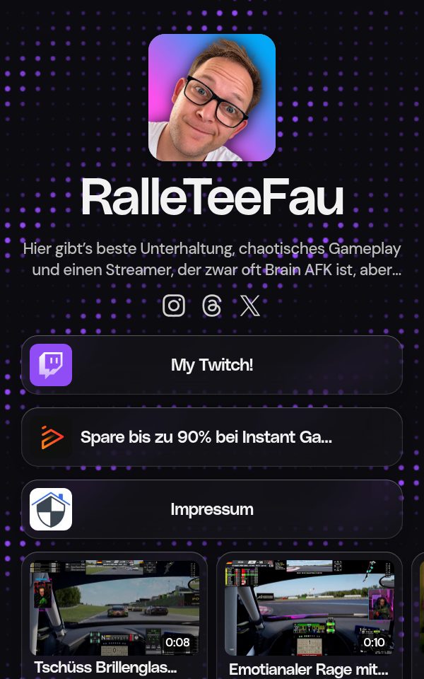 RalleTeeFau's pulz.bio page