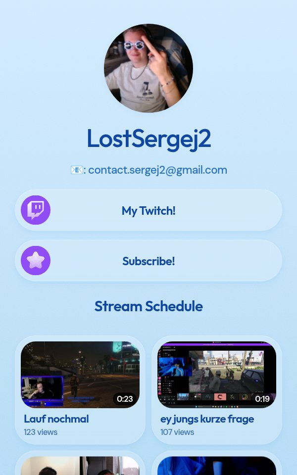 LostSergej2's pulz.bio page