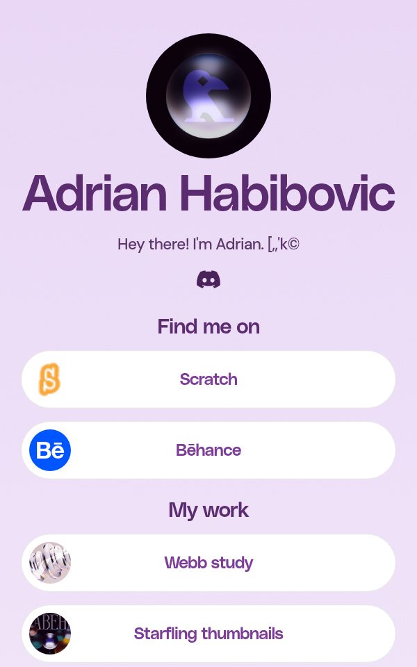 Adrian Habibovic's pulz.bio page