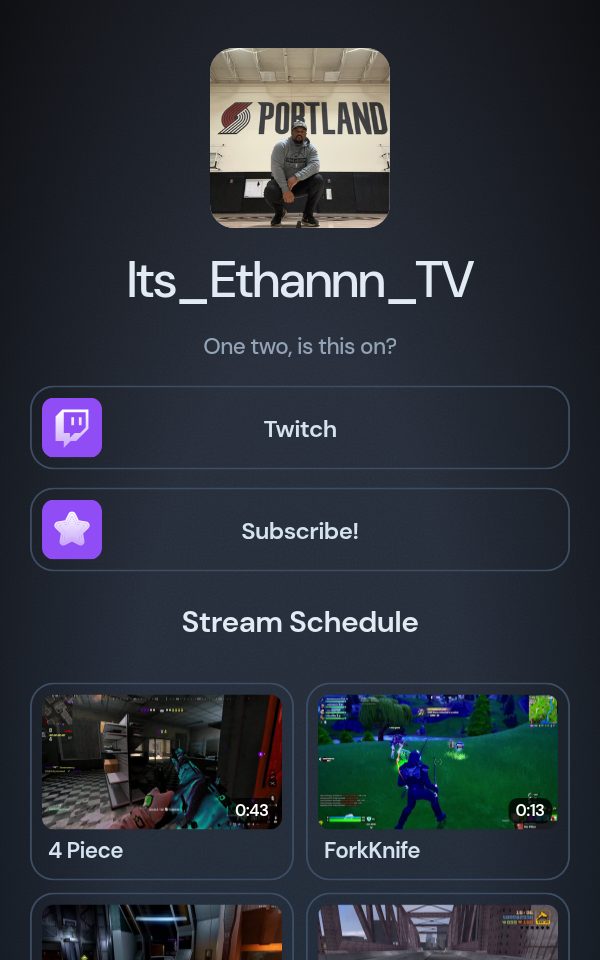 Its_Ethannn_TV's pulz.bio page