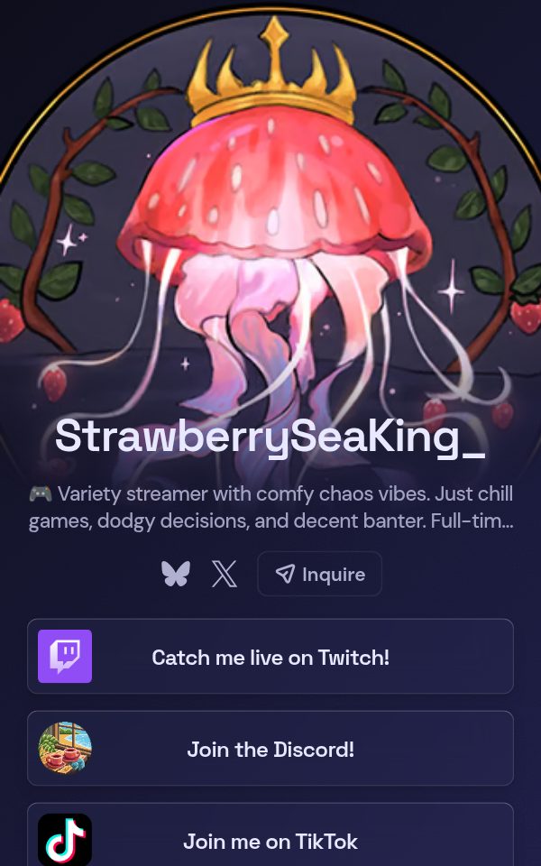 StrawberrySeaKing_'s pulz.bio page