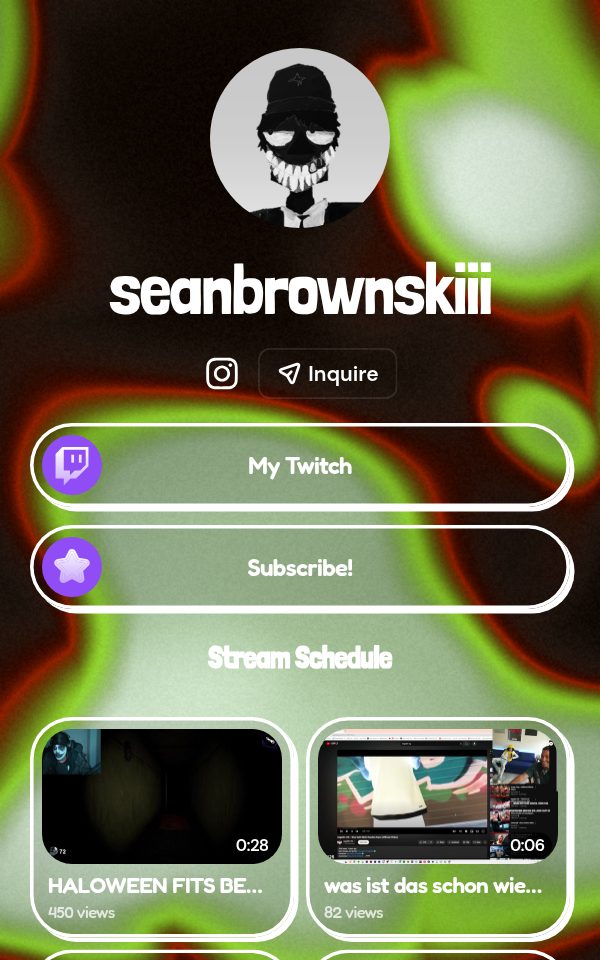 seanbrownskiii's pulz.bio page