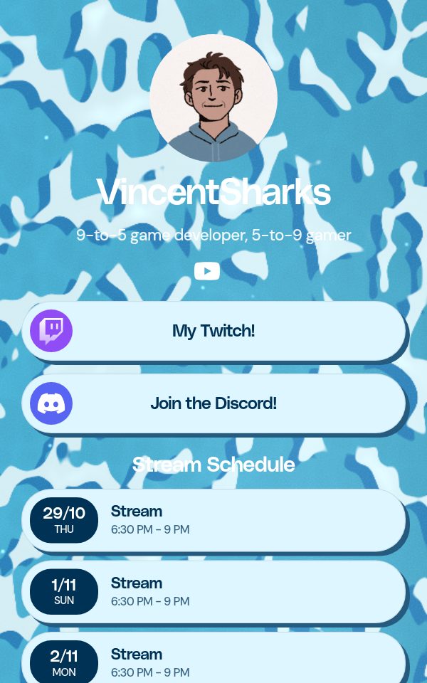 VincentSharks's pulz.bio page