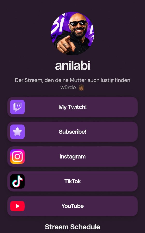 aniIabi's pulz.bio page