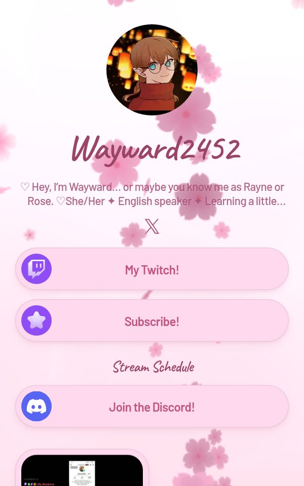 Wayward2452's pulz.bio page