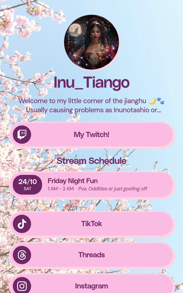Inu_Tiango's pulz.bio page