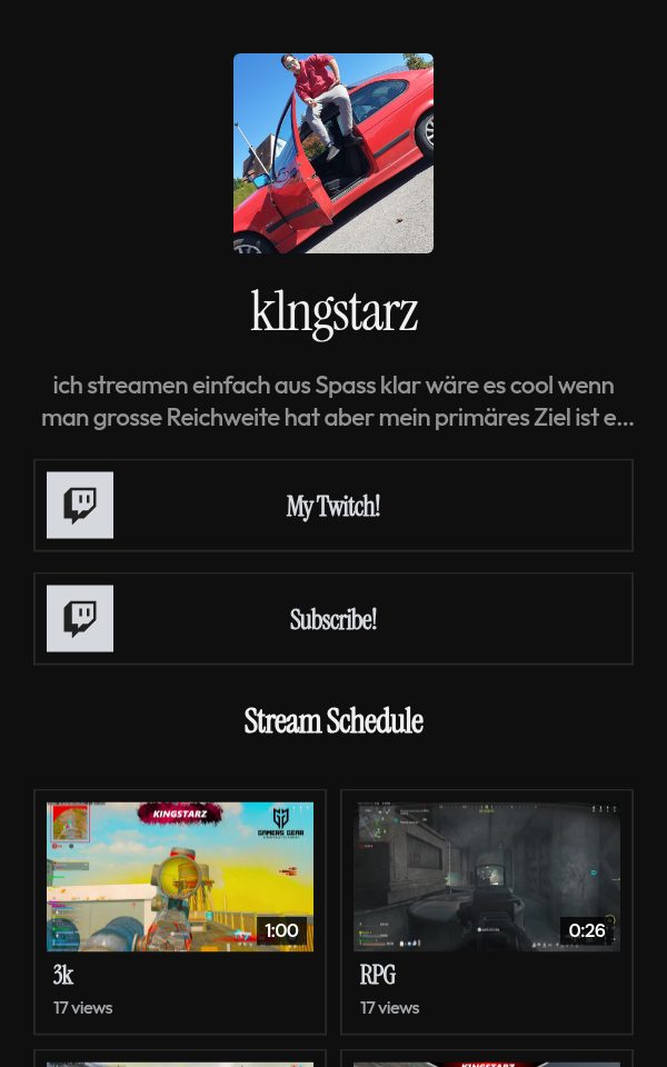 k1ngstarz's pulz.bio page