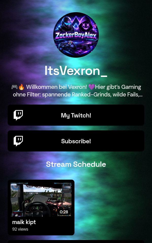 ItsVexron_'s pulz.bio page