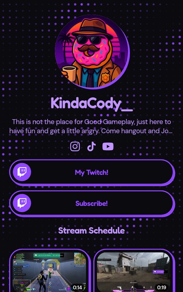 KindaCody_'s pulz.bio page