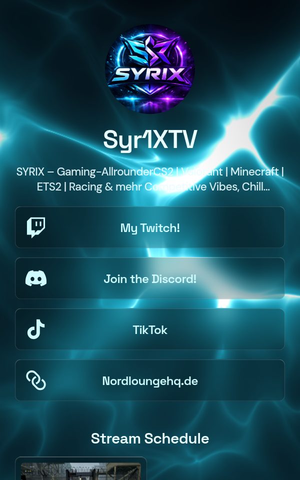 Syr1XTV's pulz.bio page