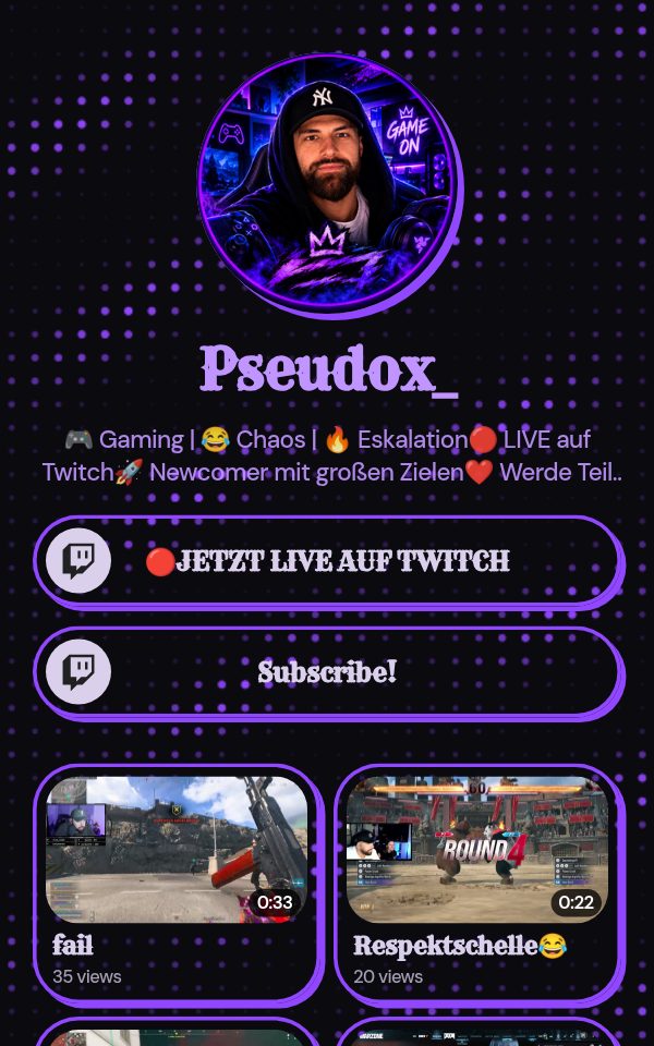 Pseudox_'s pulz.bio page