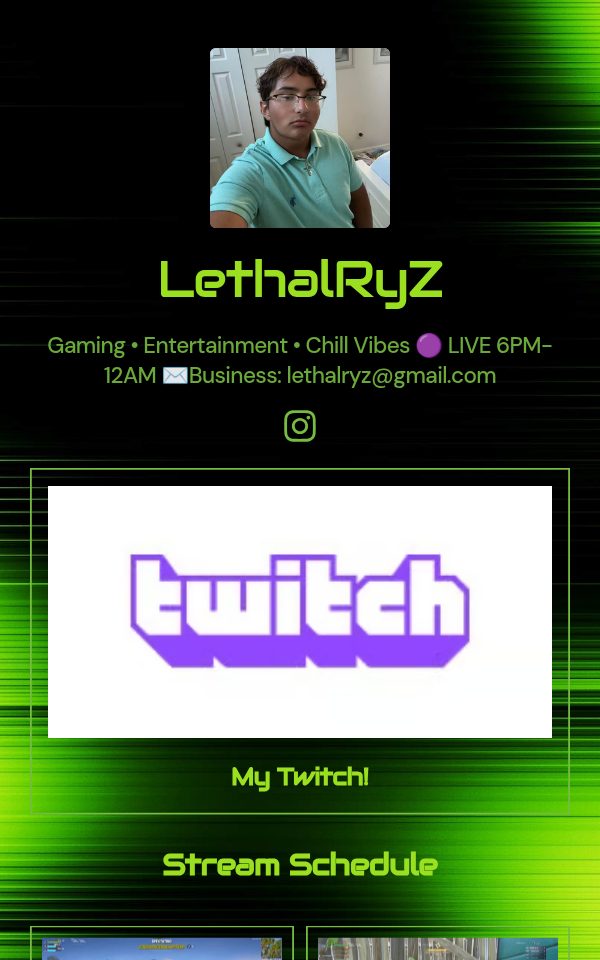 LethalRyZ's pulz.bio page